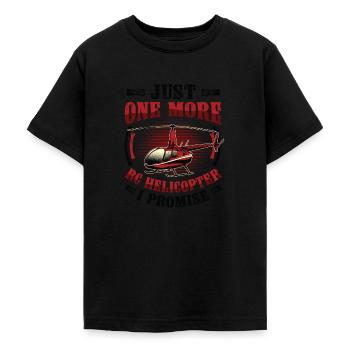 Nur Noch Ein Rc-hubschrauber - Teenager T-Shirt - Schwarz - Vorne - AI Model Teenager Male light (155cm)