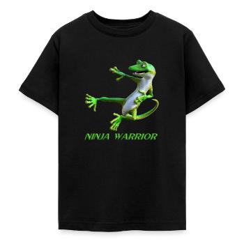 Ninja Warrior - Teenager T-Shirt - Schwarz - Vorne - AI Model Teenager Male light (155cm)