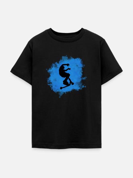 Freestyle-Roller - Teenager T-Shirt - Schwarz