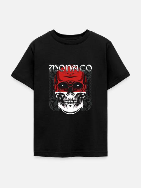 Monaco - Teenager T-Shirt - Schwarz