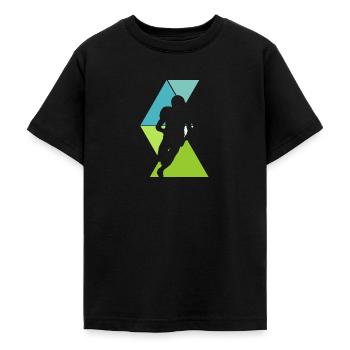 Footballer - Teenager T-Shirt - Schwarz - Vorne - AI Model Teenager Male light (155cm)