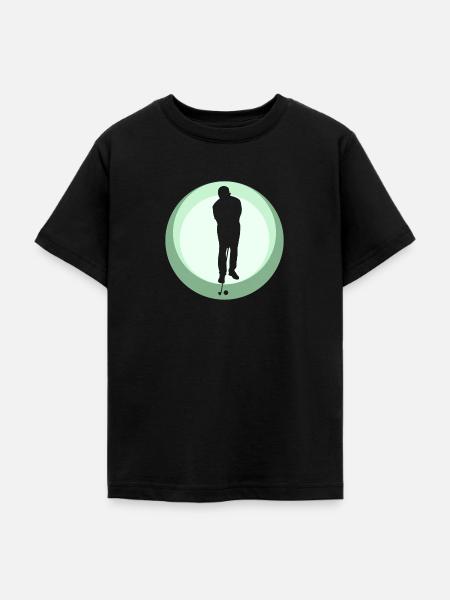 Golf Chip - Teenager T-Shirt - Schwarz