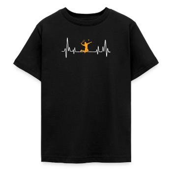 idée cadeau t-shirt badminton - T-shirt Ado - noir - Devant - AI Model Teenager Male light (155cm)