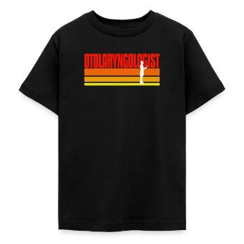 Hipster Otolaryngologist Gift Idea - Teenager T-Shirt - Schwarz - Vorne - AI Model Teenager Male light (155cm)