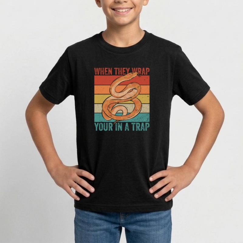 Königspython Boule de banane Python T-shirt Ado
