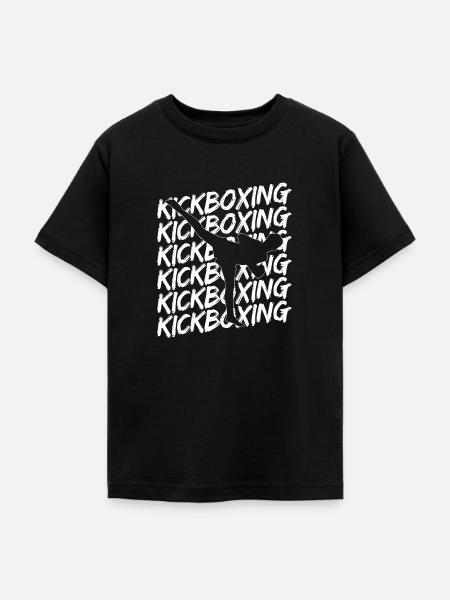 Kickboxing - Teenager T-Shirt - Schwarz