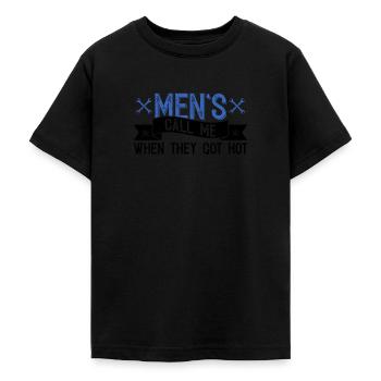HVAC Techniker Design Für HVAC Lüftungstechniker - Teenage T-Shirt - black - Front - AI Model Teenager Male light (155cm)