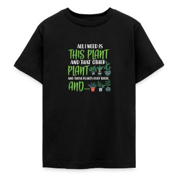 Garten - Teenager T-Shirt - Schwarz - Vorne - AI Model Teenager Male light (155cm)