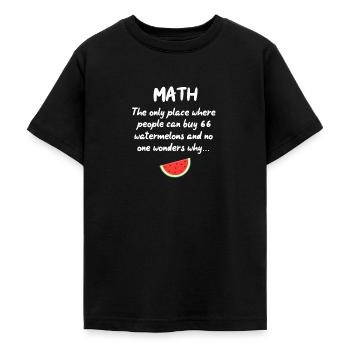 Mathe - Teenager T-Shirt - Schwarz - Vorne - AI Model Teenager Male light (155cm)