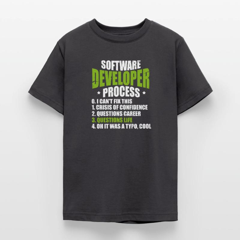 Software developer programmer software Teenage T-Shirt