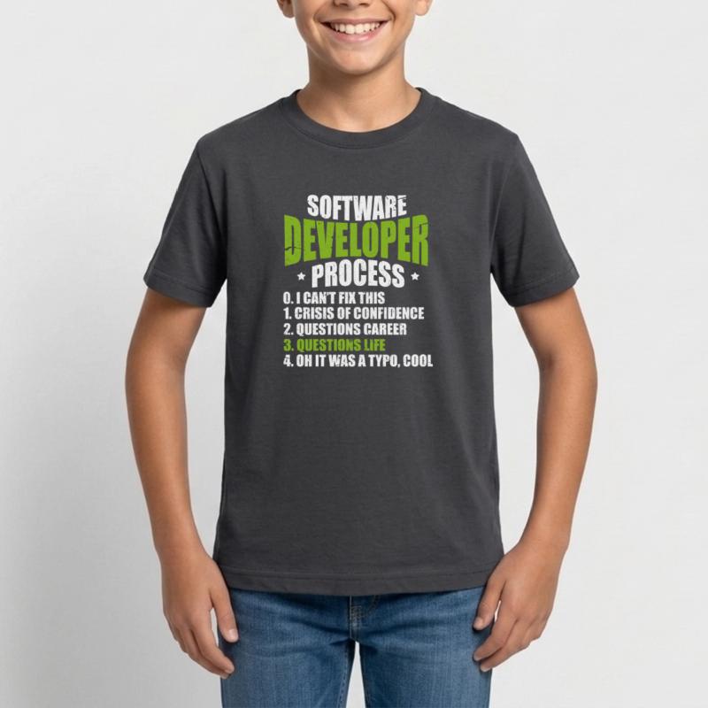 Software developer programmer software Teenage T-Shirt