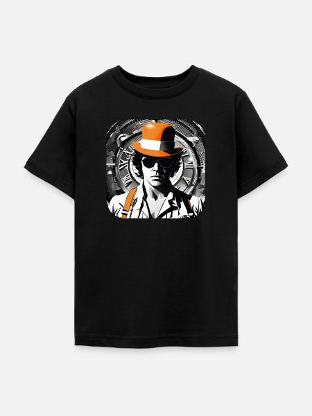 Cooles Steampunk Design - Teenager T-Shirt - Schwarz