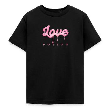 Love Potion - Teenage T-Shirt - black - Front - AI Model Teenager Male light (155cm)