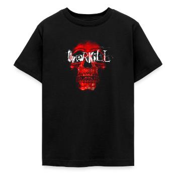 Crâne d'horreur excessif - T-shirt Ado - noir - Devant - AI Model Teenager Male light (155cm)