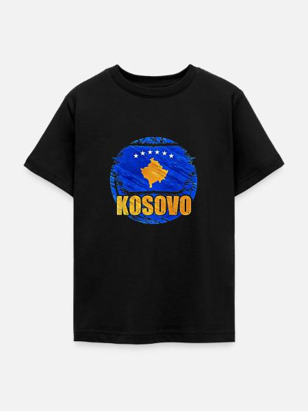 Kosovo - Teenager T-Shirt - Schwarz