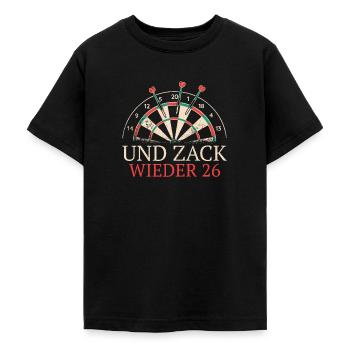 Dart Darts Dartspieler Dartsport - Teenager T-Shirt - Schwarz - Vorne - AI Model Teenager Male light (155cm)