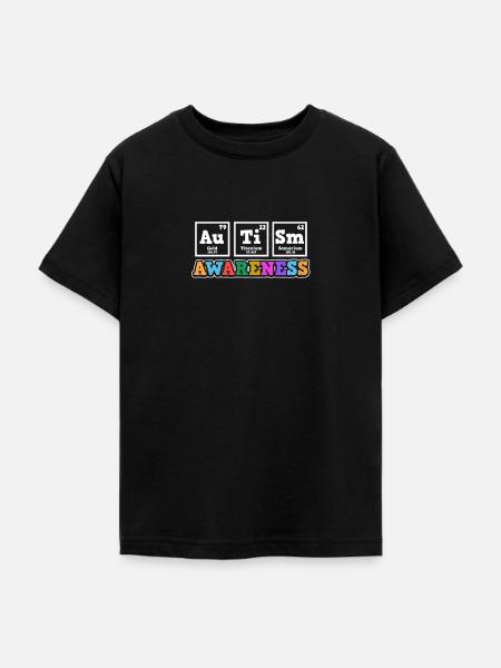Asperger-Autismus-Bewusstseins-Element-Geschenk - Teenager T-Shirt - Schwarz