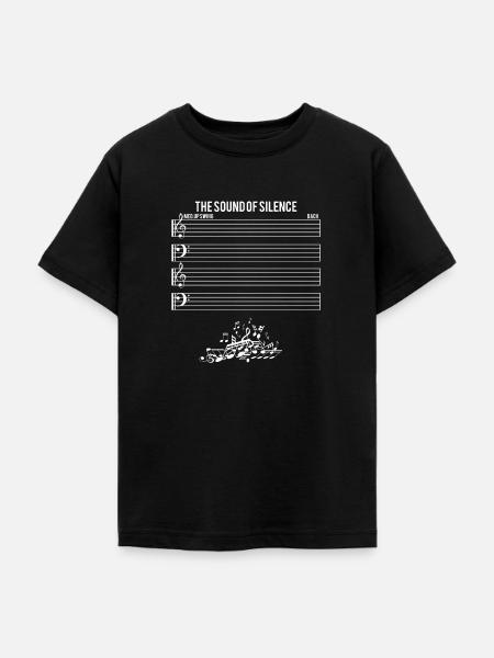 The Sound Of Silence - Teenager T-Shirt - Schwarz