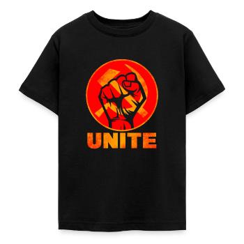 Kummunisme & Union soviétique - T-shirt Ado - noir - Devant - AI Model Teenager Male light (155cm)