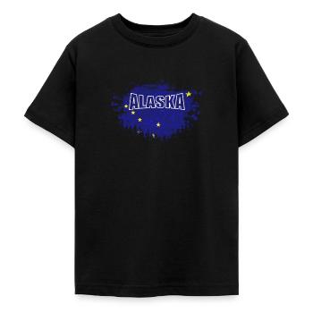 Alaska - Teenager T-Shirt - Schwarz - Vorne - AI Model Teenager Male light (155cm)