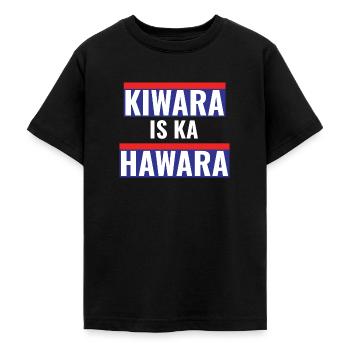 A Kiwara is ka Hawara / Österreichische Polizei - Teenager T-Shirt - Schwarz - Vorne - AI Model Teenager Male light (155cm)