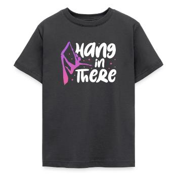 Hang in there - Teenager T-Shirt - Dunkelgrau - Vorne - AI Model Teenager Male light (155cm)