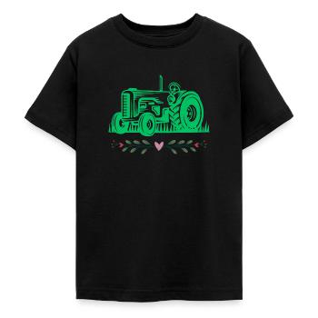 Traktor / Traktor / Traktor - Teenager T-Shirt - Schwarz - Vorne - AI Model Teenager Male light (155cm)