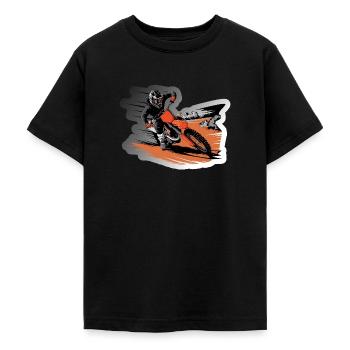 Dirt-Geschwindigkeit - Teenager T-Shirt - Schwarz - Vorne - AI Model Teenager Male light (155cm)