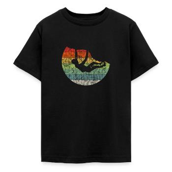 Climb - Teenage T-Shirt - black - Front - AI Model Teenager Male light (155cm)