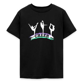 Cheerleading, Cheer - Teenager T-Shirt - Schwarz - Vorne - AI Model Teenager Male light (155cm)