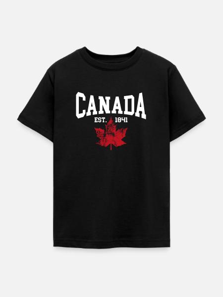 Kanada - Teenager T-Shirt - Schwarz