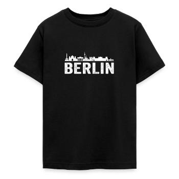 Berlin skyline berlin - Teenager T-Shirt - Schwarz - Vorne - AI Model Teenager Male light (155cm)