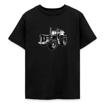 Schlüter Traktor - Teenager T-Shirt - Schwarz - Vorne - AI Model Teenager Male light (155cm)