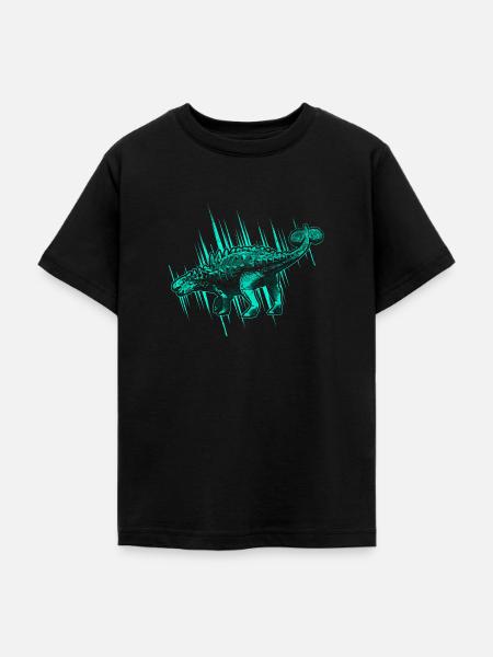 Ankylosaurus Dinosaurier - Teenager T-Shirt - Schwarz