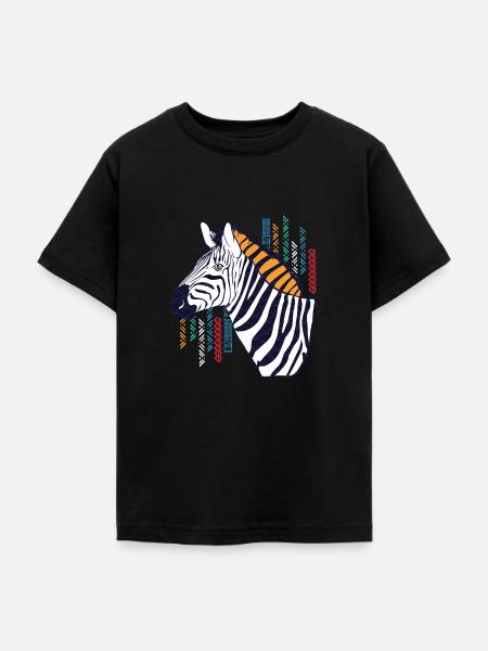 Globales Nomadenpferd - Teenager T-Shirt - Schwarz