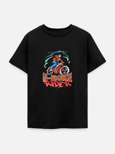 E-bike E-biker Ebike - Teenager T-Shirt - Schwarz
