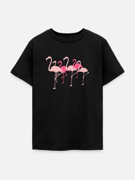 Flamingo Flamingo - Teenager T-Shirt - Schwarz