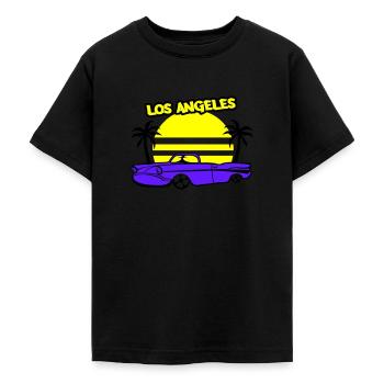 los angeles lowrider - Teenager T-Shirt - Schwarz - Vorne - AI Model Teenager Male light (155cm)