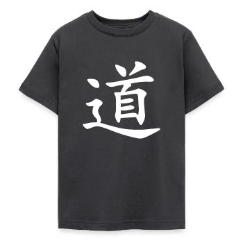 yes! - Teenage T-Shirt - dark grey - Front - AI Model Teenager Male light (155cm)