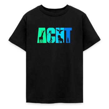 8. Geburtstag Junge 8 Jahre Afrika Wildtiere - Teenager T-Shirt - Schwarz - Vorne - AI Model Teenager Male light (155cm)