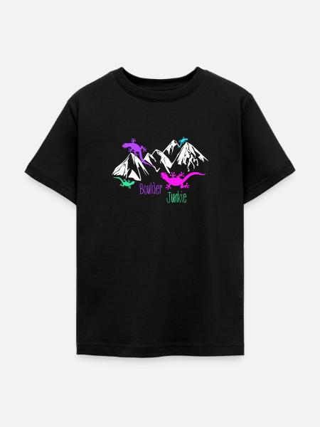 boulder bouldern boulderer boulding - Teenager T-Shirt - Schwarz