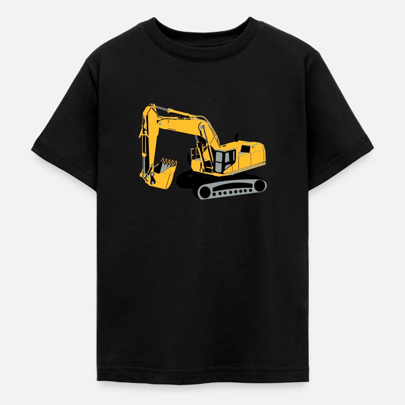 Bagger | Excavator - Teenager T-Shirt - Schwarz