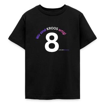 Wir sind Kroosartig - Teenager T-Shirt - Schwarz - Vorne - AI Model Teenager Male light (155cm)
