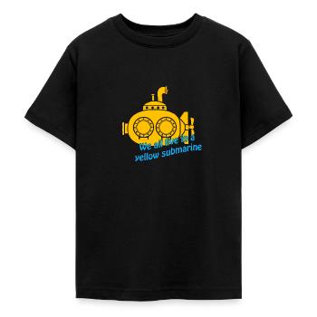 yellow submarine - Teenager T-Shirt - Schwarz - Vorne - AI Model Teenager Male light (155cm)