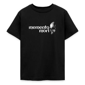 Memento Mori - Teenage T-Shirt - black - Front - AI Model Teenager Male light (155cm)