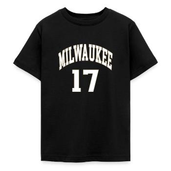 Milwaukee 17 - Teenage T-Shirt - black - Front - AI Model Teenager Male light (155cm)