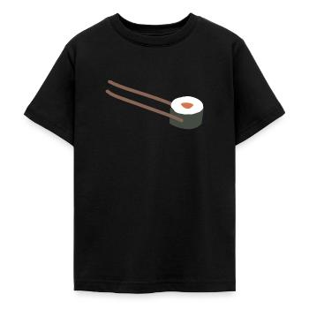 Sushi Stäbchen - Teenager T-Shirt - Schwarz - Vorne - AI Model Teenager Male light (155cm)