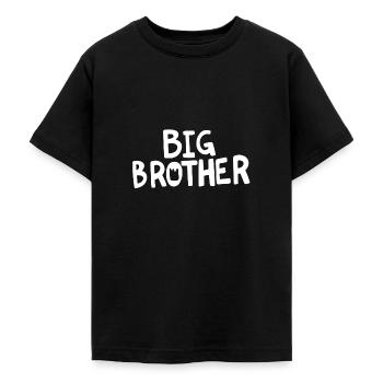 big brother - Teenage T-Shirt - black - Front - AI Model Teenager Male light (155cm)