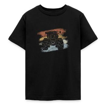 Traktor - Teenager T-Shirt - Schwarz - Vorne - AI Model Teenager Male light (155cm)