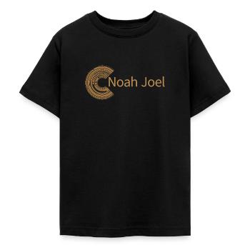 Pour Noah Joel - T-shirt Ado - noir - Devant - AI Model Teenager Male light (155cm)